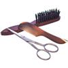 Sonstiges DAS HAUS DES FRISEURS Set di 3 pezzi per baffi - scalpello + spazzola + pettine