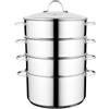 BergHOFF Set COMFORT per cottura a vapore in acciaio inossidabile BERGHOFF BF-1100241A