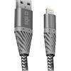 SBS TECABLEUNRELIG2GK cavo Lightning 2 m Nero, Grigio