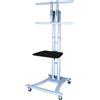 VALUE Supporto mobile per LCD/TV, grigio argento, fino a 50 kg (da 27" a 60")