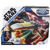 Hasbro Flotta da missione di Star Wars - Figurina di Luke Skywalker e veicolo da combattimento X-Wing - 6 cm