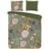 Muller Textil Set di biancheria da letto Descanso PARMA 140x200/220 cm verde oliva