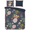 Muller Textil Set di biancheria da letto Descanso PARMA 200x200/220 cm antracite