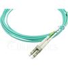 BlueOptics Cavo patch in fibra ottica duplex BlueOptics©, LC-UPC/ST-PC beige, 1 metro, multimodale G50/125µm, OM3, attenuazione in ingresso: meno di 0,2dB, fibra di marca, LSZH aqua / turchese, tubo da 2,0 mm, ghiera in Vetroceramica, incl