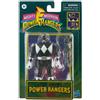 Hasbro Power Rangers Retro-Morphin, action figure del Black Ranger, Zack, con testa snodabile, ispirata alla serie classica Mighty Morphin, per bambini dai 4 anni in su