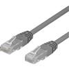 Deltaco 50 pezzi cavi patch U/UTP Cat6, 0,5 m, Delta, LSZH, grigio