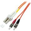 efbe Schott Cavo duplex LC-ST 62,5/125 µm, OM1 -- LSZH, arancione, 2,0 mm, 15 m