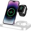 Devia Smart 3in 1 caricatore wireless 15W bianco Caricatore wireless LED