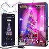 Twinkly Strings USB-C Pearls 100 LED, Striscia Luci LED a Forma di Perla, Luci LED Multicolore RGB, Luci San Valentino, Compatibile con Alexa, Google Home, Luci Mappabili, USB C, Filo Verde, 6m