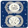 BAMED BABY ITALIA Srl Mam Succhietto Original Night 6 Mesi+ Neutro Caucciù 2 Pezzi