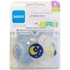 BAMED BABY ITALIA Srl Mam Night Succhietto 6 Mesi+ Silicone 2 Pezzi Maschio