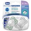 CHICCO (ARTSANA SpA) Chicco Succhietto Light Luminoso Silicone 16-36Mesi 2pezzi