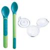 BAMED BABY ITALIA Srl Mam Heat Sensitive Spoons&Cover Neutro 6Mesi+