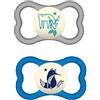 BAMED BABY ITALIA Srl Mam Air Night Succhietto 6Mesi+ Silicone Maschio 2 Pezzi