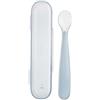 CHICCO (ARTSANA SpA) Chicco cucchiaio silicone con case grigio 6 mesi+
