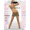 SOLIDEA BY CALZIFICIO PINELLI Vanity 70 sheer collant vita bassa bronze 2 m