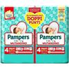 FATER SpA Pampers baby dry pannolino mutandina maxi duo downcount 32 pezzi