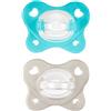 CHICCO (ARTSANA SpA) Chicco dual soft succhietto azzurro 6-16 mesi 2 pezzi