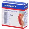 ESSITY ITALY SpA Benda adesiva leukotape k per taping fisioterapico larghezza 2,5 cm lunghezza 5 m colore rosa in rotolo