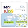NATURAL WOOL DISTRIBUTION Pannolino seni kids 11-20kg 5+ junior 30 pezzi