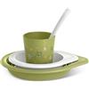 SUAVINEX EXCLUSIVAS RIMAR SL Suavinex my family set svezzamento verde pistacchio piatto + scodella + bicchiere + cucchaio