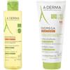 ADERMA (Pierre Fabre It.SpA) Exomega control crema emollliente 200 ml + olio lavante 200 ml
