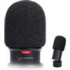 SUNMON SoloCast Filtro Pop per Microfono da Gioco, Schiuma Spit Shield parabrezza in Schiuma Antivento Antirumore Microfono Pop Filter Compatibile con HyperX SoloCast (nero)