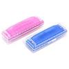 Jzhen 10 Fori Armonica a Bocca per Bambini,2 pezzi Armonica a Bocca(Blu e Rosa)