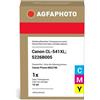 Agfa Photo ORIGINAL Agfa Photo Cartuccia d'inchiostro differenti colori APCCL541CXL ~552 Seiten 15ml Agfa Photo CL-541XL (5227B005)