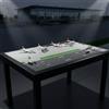 Scenario Aeroporto Impermeabile Piattaforma Parcheggio Aeromobili Arrotolabile