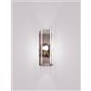 Vistosi ARMONIA APPLIQUE A PARETE 14 FUME' ROMBO ALLUNGATO ORO SATINATO 1 LUCE ATTACCO E14