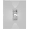 Vistosi ARMONIA APPLIQUE A PARETE 18 CRISTALLO BALLOTON NICKEL NERO SATINATO 1 LUCE ATTACCO E14