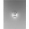 Vistosi DIADEMA APPLIQUE A PARETE P CRISTALLO CROMO LUCIDO 2 LUCI ATTACCO G9