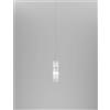 Vistosi DIADEMA SOSPENSIONE AP CRISTALLO BRONZO SATINATO 2 L22CC LED 2700K 12W 1500lm DIMMERABILE