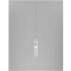 Vistosi DIADEMA SOSPENSIONE BP CRISTALLO CROMO LUCIDO L22CC LED 2700K 12W 1500lm DIMMERABILE