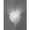 Vistosi CORNER APPLIQUE A PARETE BIANCO LUCIDO 1 LUCE ATTACCO E27