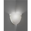 Vistosi CORNER APPLIQUE A PARETE BIANCO SATINATO 1 LUCE ATTACCO E27