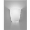 Vistosi DAFNE APPLIQUE A PARETE BIANCO SATINATO 1 LUCE ATTACCO E27