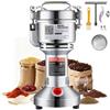 VEVOR 300g Mulino Elettrico per Cereali, Macina Spezie Commerciale Alta Velocità 1500 W, Macchina Polverizzazione in Acciaio Inox, per Cereali Secchi, Spezie, Caffè, Mais, Pepe, Tipo Oscillante