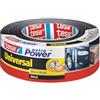 tesa extra Power Universal Duct Tape - Nastro Adesivo a Tenuta Extraforte - Nastro Versatile per Riparare, Fissare, Sigillare e molti altri Usi - Nero - 1 Rotolo - 50 m x 50 mm
