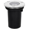 Wisdom Segnapasso carrabile Led 1W da incasso Rotondo Argento satinato IP65 Bianco caldo 3000K Wisdom