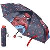 CERDÁ LIFE'S LITTLE MOMENTS - Paraguas Plegable Niño de Spiderman - Apertura Manual con Mecanismo Antiviento y Proteccion en las Varillas para Mayor Seguridad - Licencia Oficial Marvel