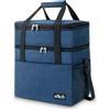 Borsa Termica Pranzo 21L, Espandibile Borsa Frigo Isotermica per Uomo Donna, Dop