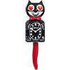 Kit Cat Klock Crimson Royale con occhi a cuore, iconico orologio a forma di gatto con cuore e coda mobili, orologio da parete a batteria, prodotto negli Stati Uniti, perfetto per la decorazione