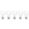Eglo set 5 lampadine LED E27, latte opaco, 806 lumen, 7 W (equiv. 60 W), luce calda 2700 K, attacco A60, Ø 6 cm