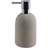 Spirella Dispenser di Sapone in Ceramica Gemma Tortora