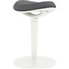 HOMCOM Sgabello pendente, ergonomico, regolabile in altezza fino a 120 kg, 42,5x35,5x56,5-71,5 cm, Grigio