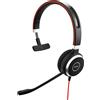 Jabra YOU'RE ON Jabra Evolve 40 MS mono - Cuffie - on-ear - cablate - USB, spinotto da 3,5 mm - Certificate per Skype for Business