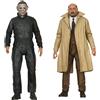 NECA Halloween II Ultimate Action Figures Confezione doppia Michael Myers e Dr Loomis 18 cm NECA60671
