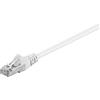 Goobay 15X Goobay 93493 Cavo patch CAT 5e, F/UTP, bianco, 15 m - miscela di rame CCA